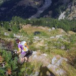 discesa verso la torbiera