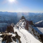 la cresta da percorrere