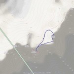 2016-12-30 - Aiguilles Marbrée traversata mappa itinerario