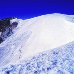 la vetta in lontananza