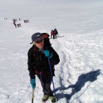 salendo dal colle del breithorn
