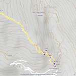 monte paglietta mappa itinerario