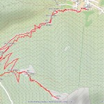 la cima mappa itinerario