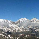 weissmies, lagginhorn e fletschorn