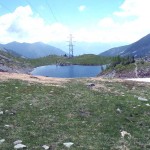 lago sotto al passo