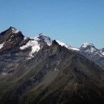 da destra la grivola,gran paradiso,ciarforon e monciair