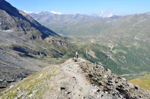 dorsale dopo le rocce levigate