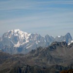monte bianco e grandes jorasses