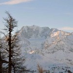 parete nord del fletschhorn durante la salita