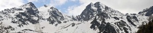 dal mont paramont a sinistra al passo alto a destra