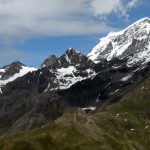 panorama dal bivacco verso mont velan e grand combin