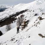 si supera l'affioramento roccioso