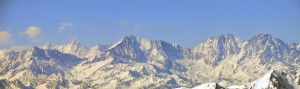 dietro il taschhorn e dom,davanti weimmies,lagginhorn e fletschhorn