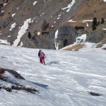 pendio sotto il bivacco