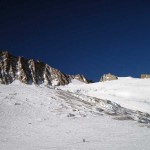 sul ghiacciaio d'argentiere
