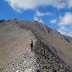 partenza dal colle