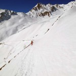 di fronte il colle di st. rhemy