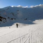 salendo il pendio morenico