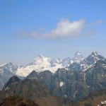 dent d'herens, cervino e becca di luseney