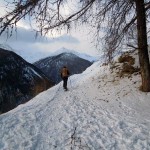 inizio del sentiero alla partenza.
