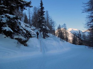 attraversamento della pista