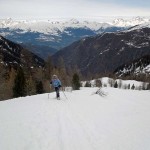 tratto ripido oltre la baita quota 2094