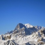 grandes jorasses e dietro il bianco