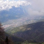 scorcio sulla piana di aosta