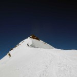 alla base della cresta