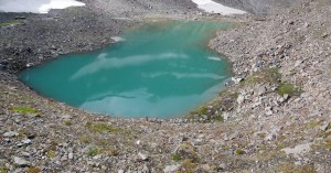 laghetto fuori dal sentiero
