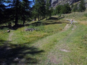 deviazione verso il punto di partenza