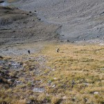 inizio della ripida salita