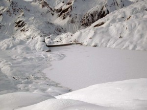 la diga del lago toggia e il rif maria luisa