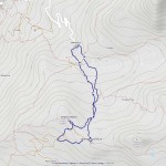 punta fontana fredda mappa itinerario