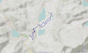 rupe del gesso mappa itinerario