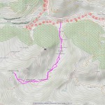 mont de flassin mappa itinerario