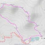Pointe du Drone,Grande Chenalette mappa itinerario