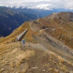 la cresta percorsa salendo alla quota 2706