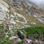 verso le rocce lisce