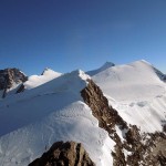 da sin dufour,zumstein,gnifetti e davanti il ludwigshohe