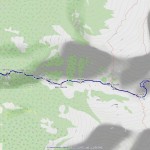 monte cresto mappa itinerario