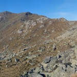 monte gregorio dal versante di discesa