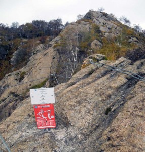 ponte tibetano e vetta